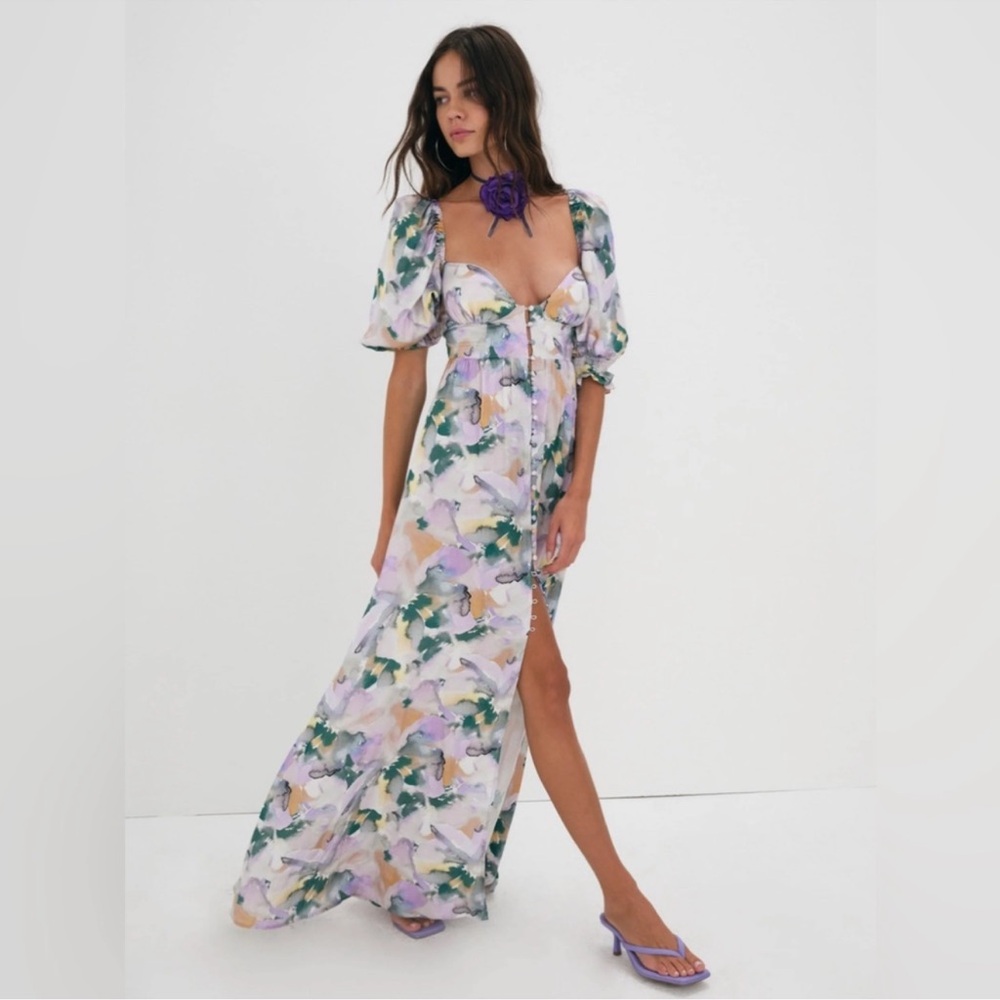 For Love and Lemons Megan Maxi Dress